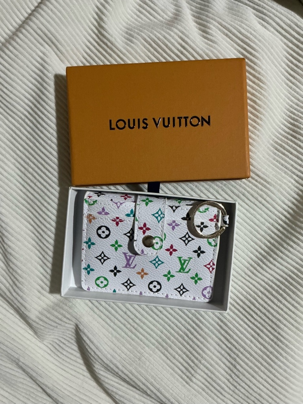Louis Vuitton Orange Gift Box with Black Logo
